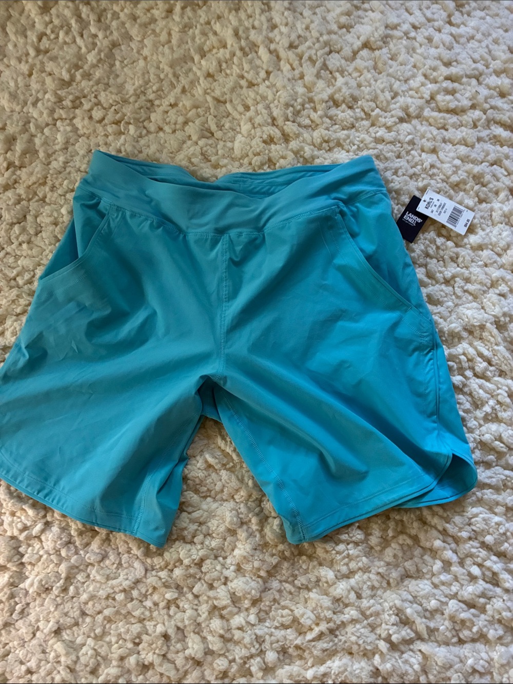 Lands' End Women's Teal Athletic Shorts